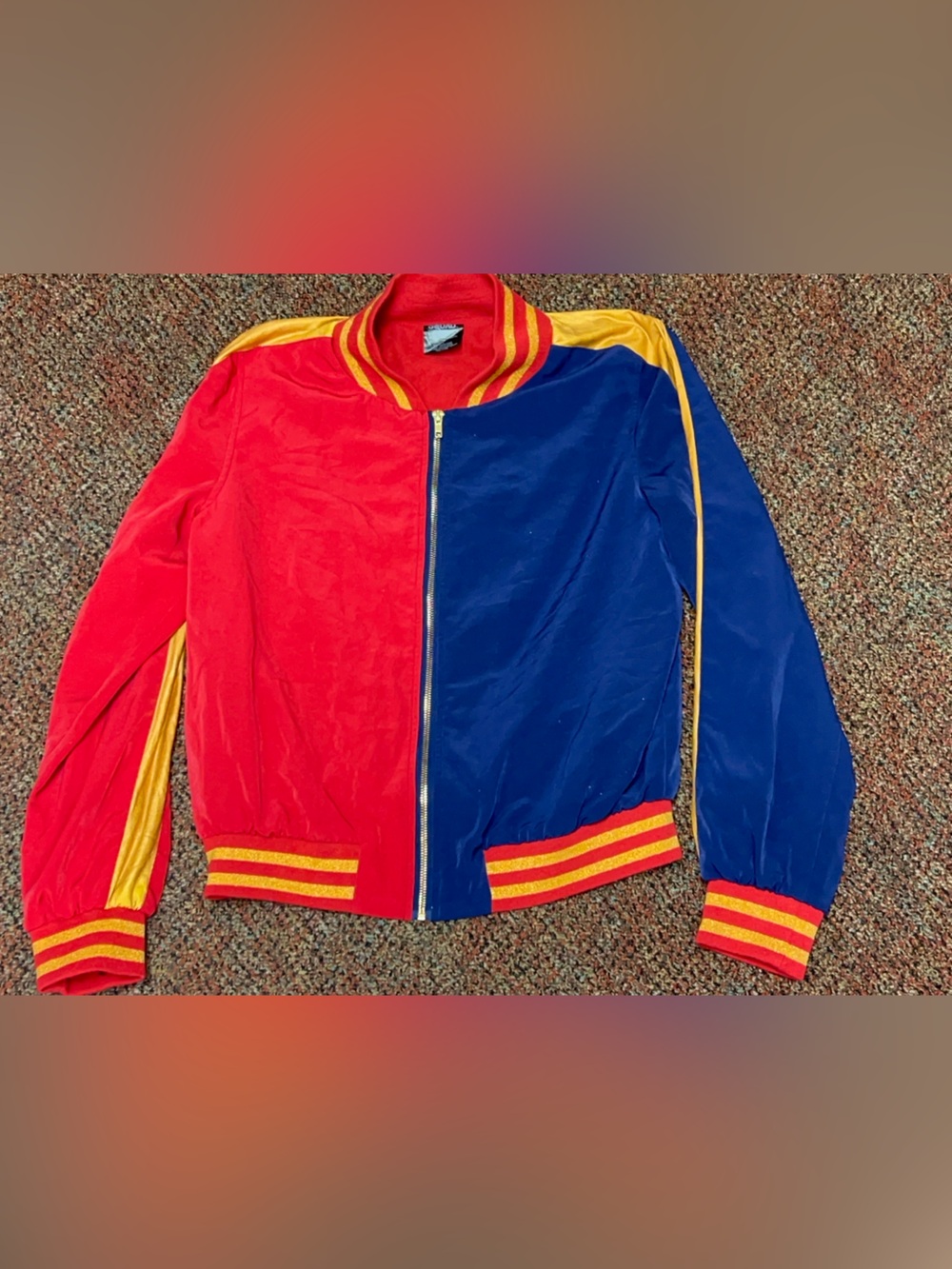 Bioworld Suicide Squad Harley Quinn bomber jacket Size Large